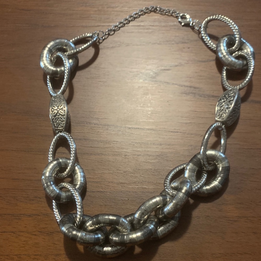 Chunky Silver Chain Necklace